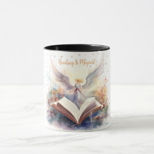 Lesen ist zauberhaftes Schneeflockendesign Tasse