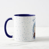 Lesen ist zauberhaftes Schneeflockendesign Tasse (Links)