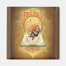 Lesen ist Zeitreise Magnet