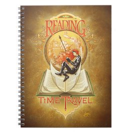 Lesen ist Zeitreise Notizblock