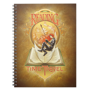 Lesen ist Zeitreise Notizblock