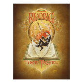 Lesen ist Zeitreise Poster (Vorderseite)