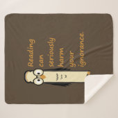 Lesen kann Ihr Ignoranz-Zitat ernsthaft beeinträch Sherpadecke (Vorderseite (Horizontal))