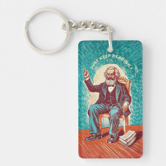 lesen Karl Marx Saint Fun Design Schlüsselanhänger