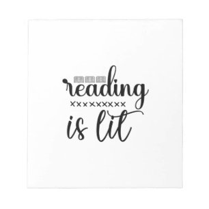 Lesen Kunst Lesen Ist Cool Notizblock
