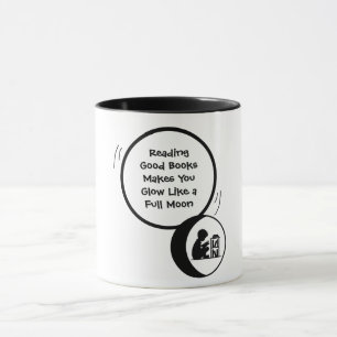 Lesen lässt dich strahlen Tasse
