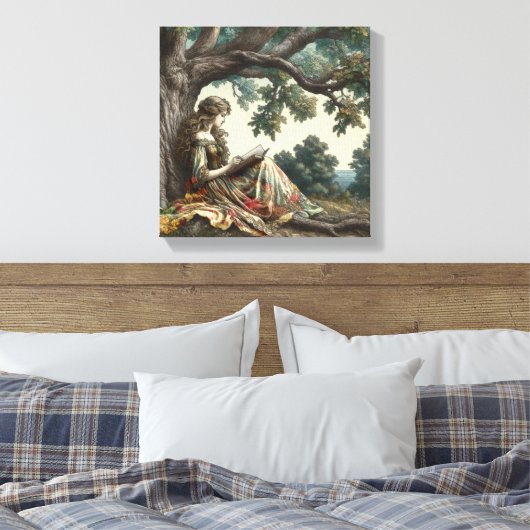 Lesen Leinwanddruck (Insitu (Schlafzimmer))