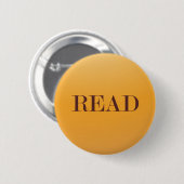 Lesen/lesen/buchen/Lover/Bucht Button (Vorne & Hinten)