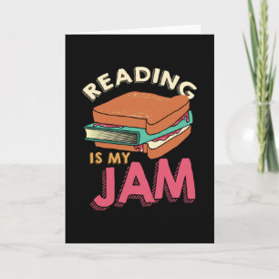 Lesen - Lesen ist mein Jam Karte