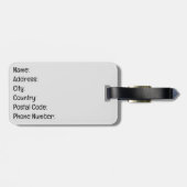 Lesen lesen Lesen Gepäckanhänger (Rückseite horizontal)