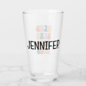 Lesen lesen Lesen Glas (Rückseite)