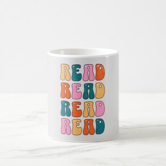 Lesen lesen Lesen Kaffeetasse (Mittel)