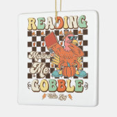 Lesen macht mich mit Joy Erntedank Cool Keramikornament (Links)