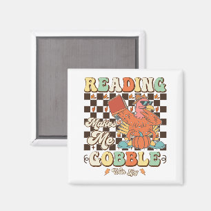 Lesen macht mich mit Joy Erntedank Cool Magnet