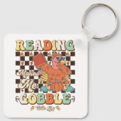 Lesen macht mich mit Joy Erntedank Cool Schlüsselanhänger (Rückseite)