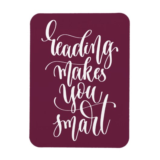 Lesen macht Sie intelligent Magnet (Vertikal)