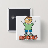 Lesen macht Spaß Button (Vorne & Hinten)