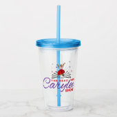 Lesen mit Caryleshow Acryltrinkbecher (Vorderseite)