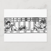 Lesen mit Dolly Postkarte (Vorderseite)