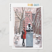 Lesen mit Gertrude | Bryant Park, NYC Einladung (Vorne/Hinten)