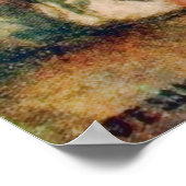 Lesen mit Mutter auf einem Regentag-Poster Poster (Ecke)