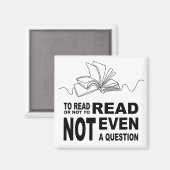 Lesen oder nicht lesen magnet (Vorderseite/Rückseite)