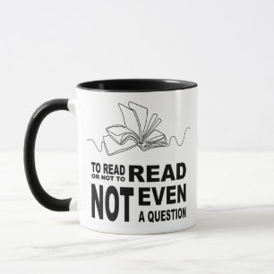 Lesen oder nicht lesen  tasse