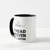 Lesen oder nicht lesen tasse (Vorderseite Links)