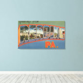 Lesen, Pennsylvania - Große Briefszenen Leinwanddruck (Insitu (Holzboden))