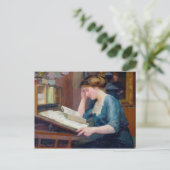 Lesen Postkarte (Stehend Vorderseite)