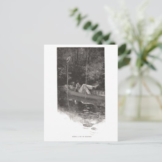 Lesen Postkarte (Stehend Vorderseite)