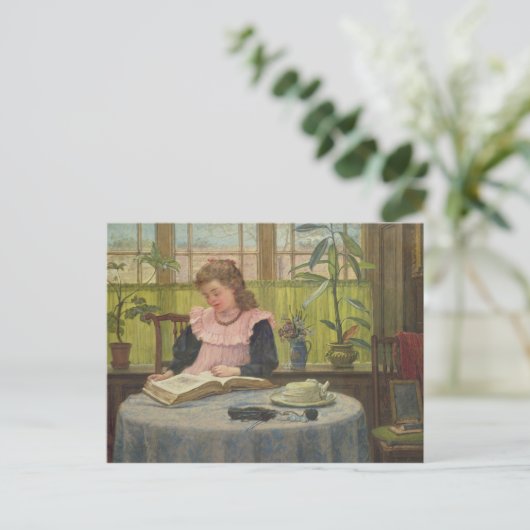 Lesen Postkarte (Stehend Vorderseite)