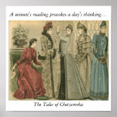 Lesen provoziert Denken Poster (Vorne)