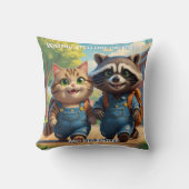 Lesen, Rechtschreibung, Rucksäcke und Lächeln Kissen (Vorderseite)