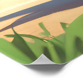 Lesen, Schreiben, Rucksäcke & Lächeln V2+Text Poster (Ecke)