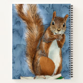 Lesen, Schreiben, Wiederholen eines Eichhörnchens  Notizblock (Rückseite)