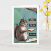 Lesen, schreiben, wiederholen, verpassen Sie meine Karte (Gelbe Blume)