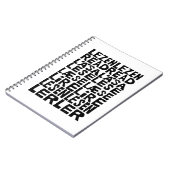 Lesen Sie 8 Sprachen Lino Print Spiral Foto Notebo Notizblock (Linke Seite)