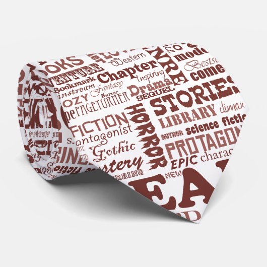 Lesen Sie alles über das Reading Fun Words Pattern Krawatte (Gerollt)