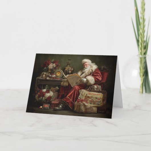 Lesen Sie alles über frohe Weihnachten Karte (Vorderseite)