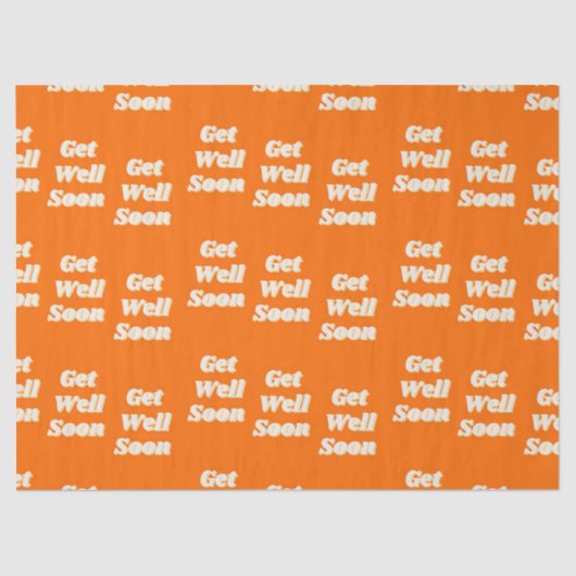 Lesen Sie bald den Text auf Orange Seidenpapier (Vorderseite)