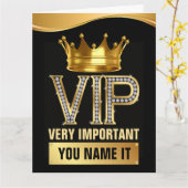 LESEN: SIE benennen es VIP Karte (Gelbe Blume)