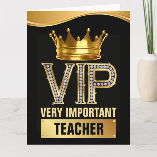 LESEN: SIE benennen es VIP Karte (Vorderseite)