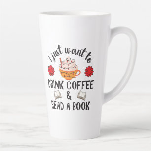 Lesen Sie Buch und trinken Kaffee Milchtasse