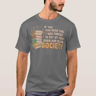 Lesen Sie Bücher für Buchwürmer Buchmacher für Män T-Shirt