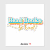 Lesen Sie Bücher sind rückgängig Aufkleber (Blatt)