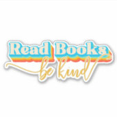 Lesen Sie Bücher sind rückgängig Aufkleber (Vorderseite)