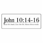 Lesen Sie das Bibel-John-10:14 - 16 Freistehende Fotoskulptur<br><div class="desc">Von der Version Königs James der Bibel, John-10:14 - 16 liest: 14 bin ich der gute Hirte und kenne meine Schafe und morgens, das von meinen bekannt ist. 15 als das Vater knoweth kenne ich, allerdings I der Vater: und ich lege mein Leben für die Schafe nieder. 16 und andere...</div>