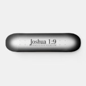 Lesen Sie das Bibel-Joshua-1:9 Skateboard (Horizontal)