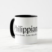 Lesen Sie das Bibelphilippians-4:13 Tasse (Vorderseite Links)